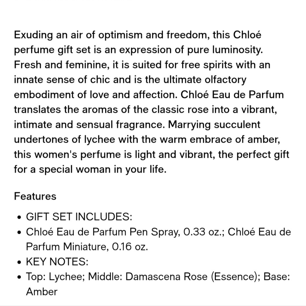 ✨️NEW Chloé Eau De Parfume Mini Gift Set - Picture 6 of 6